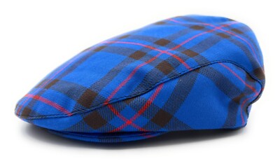 Elliot Tartan Flat Cap Made in Scotland Small - XXL