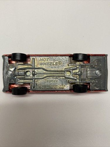 Hot Wheels Redline Cruiser Fire Dept. Chief “1968” Red Made in United States - Picture 7 of 8