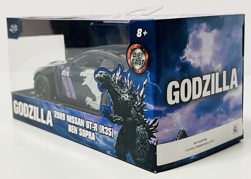 GODZILLA “2009 Nissan GT-R (R35)” BEN SOPRA - Jada Toys Hollywood Rides - NEW - Picture 5 of 12