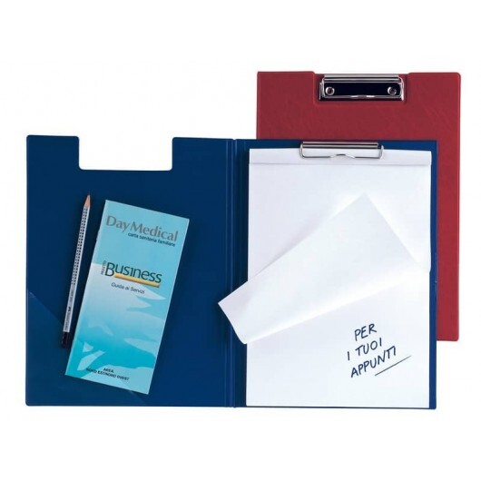 Portablocco doppio con molla Sei Rota Superblock D 21x29,7 cm rosso 29342212