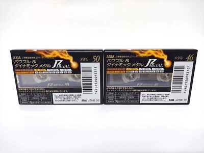 SEALEDx5］AXIA J'z Metal 46 50 54 Type IV Blank Cassette Tape MADE