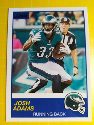 NFL Trading Card Josh Adams Philadelphia Eagles   Panini Score 2019