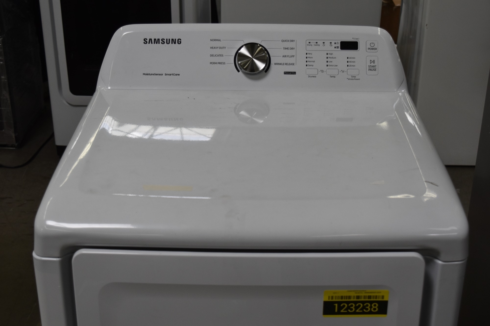 Samsung DVE45T3200W 27" White Front Load Electric Dryer 123238 eBay