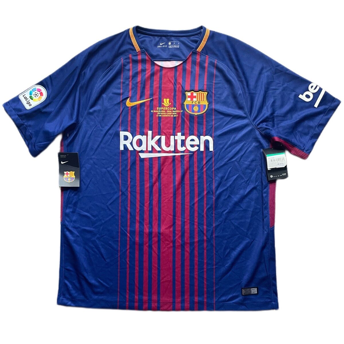 2017/18 Barcelona Home Jersey #10 Messi XL Nike Soccer Super 2017/18 Barcelona Home Jersey #10 Messi XL Nike Soccer Super