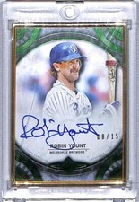 2022 Topps Transcendent Emerald #TCA-RY Robin Yount NM-MT Auto 8/15 Brewers 
