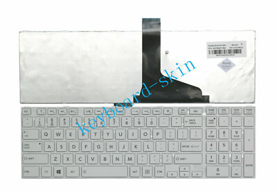 Toshiba Satellite P850-05F P850D P855D P855-S5200 P855-S5312 keyboard White US