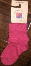 NWT Gymboree vintage 1997 DOUBLE DUTCH WINTER BOUQUET pink SOCKS XS/S shoe 5-7