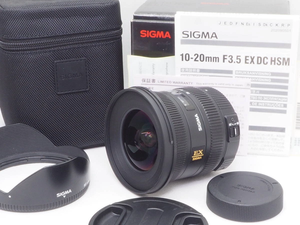 SIGMA SIGMA 10-20mm F3.5 EX DC HSM Pentax K mount 0202020414000 | eBay