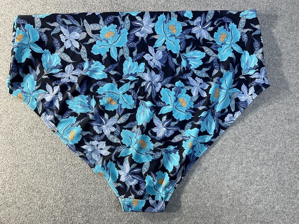 Old Navy Plus Size 4X High Waist Floral Tummy Control Bikini Swim