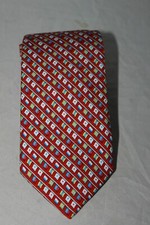 Vineyard Vines Men's Red EDSFT Flags Tie MSRP 85