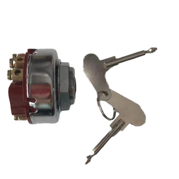 Universal Zündschloss 0-1-2-3 Mit 2 Schlüsseln - Für Traktor, Rasenmäher & Motorräder