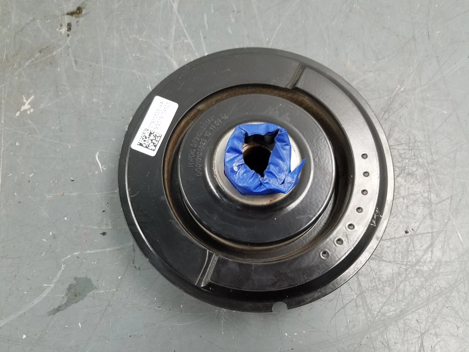 Audi RS7 2016 14 15 16 17 4,0 L motor cigüeñal polea de vibración #4402 G1 Foto 3 de 4