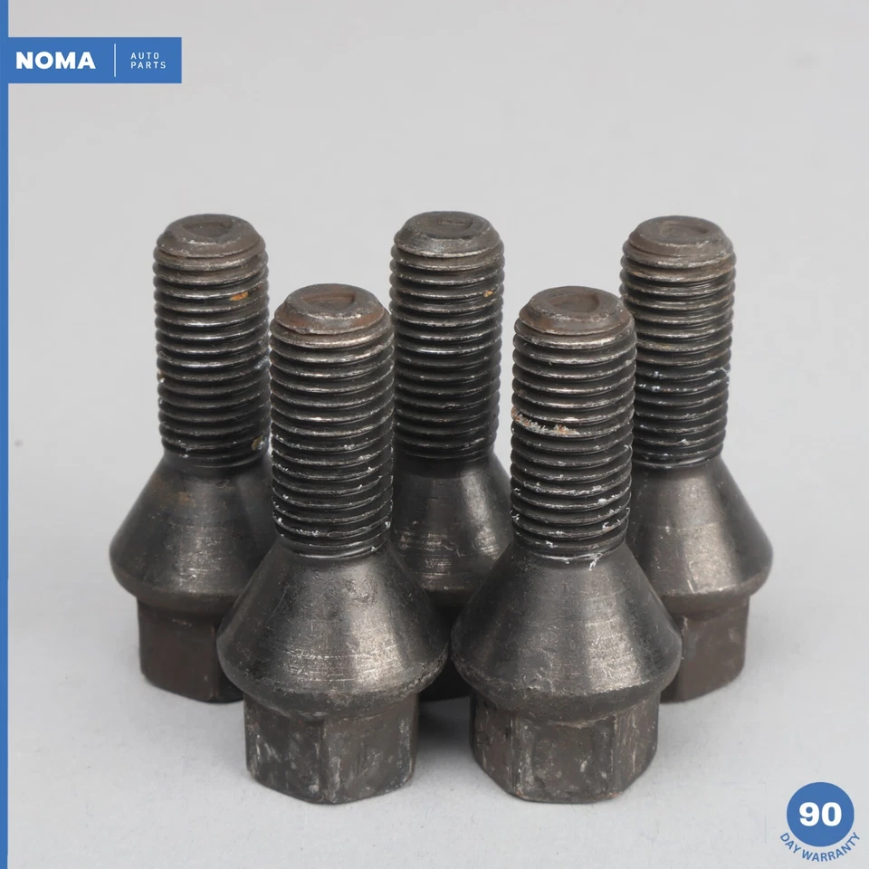 98-02 BMW Z3 E36 Roadster roda aro parafuso porcas conjunto de 5 36136781150 fabricante de equipamento original - Imagem 4 de 4