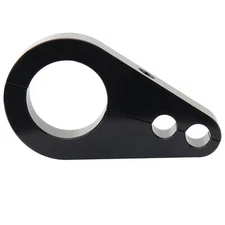 1" Handlebar Frame Dual Throttle Clutch Cable Brake Line Clamp for Harley Can-Am