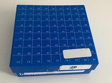 BioCision Hinged CryoBox Freezer Blue with 9 new Vials