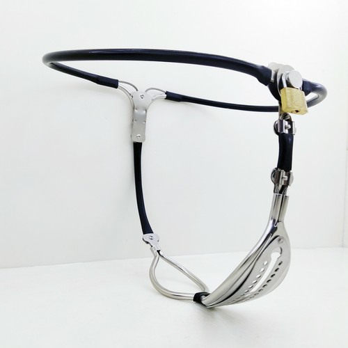 Female Invisible Stainless Steel Chastity Belt With Plug Underwear