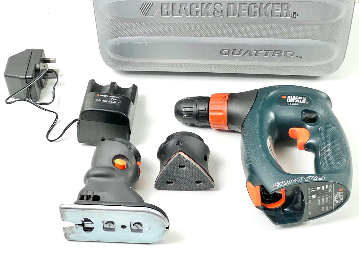 Black & Decker Quattro VP2000 Cordless Multi Tool VersaPak For Spares or  Repairs