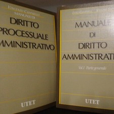 Manuale diritto amministrativo processuale UTET due volumi