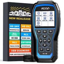 Fcar F506 PRO Diesel Heavy Duty Truck HD All System Diagnostic Scanner DPF Regen