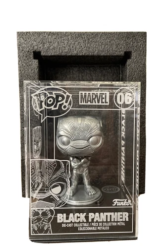 Marvel Funko Pop Black Panther Die Cast Chase 06