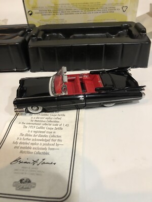 GT) Matchbox Collectibles 1959 Cadillac Coupe De Ville 1:43