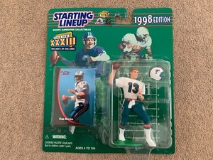 1998 DAN MARINO âSUPER BOWL ISSUEâ MIAMI DOLPHINS âHALL OF FAMEâ STARTING LINEUP | eBay