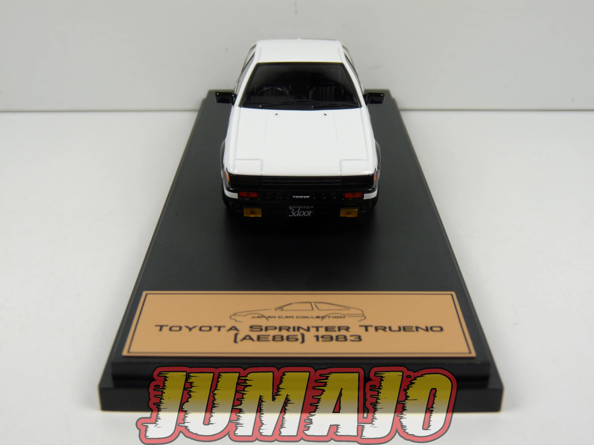 ミニカー TOYOTA SPRINTER TRUENO AE86 1983 JPL19 1/43 HACHETTE Japon : Toyota Sprinter Trueno (AE86