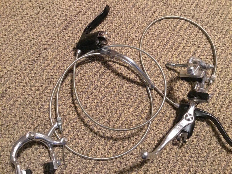 DiaComp  Vintage Caliper Brake Sets complete assembly.    (One set)