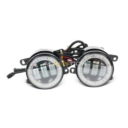 White Yellow Dual Color LED Fog Light Lamp For Jaguar S-Type X-Type XK - Picture 3 of 7
