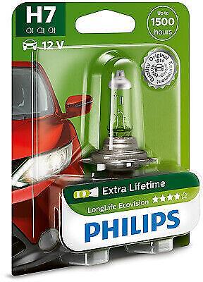 LongLife EcoVision Single 12V 55W 12972LLECOB1 H7 Car Bulb PHILIPS