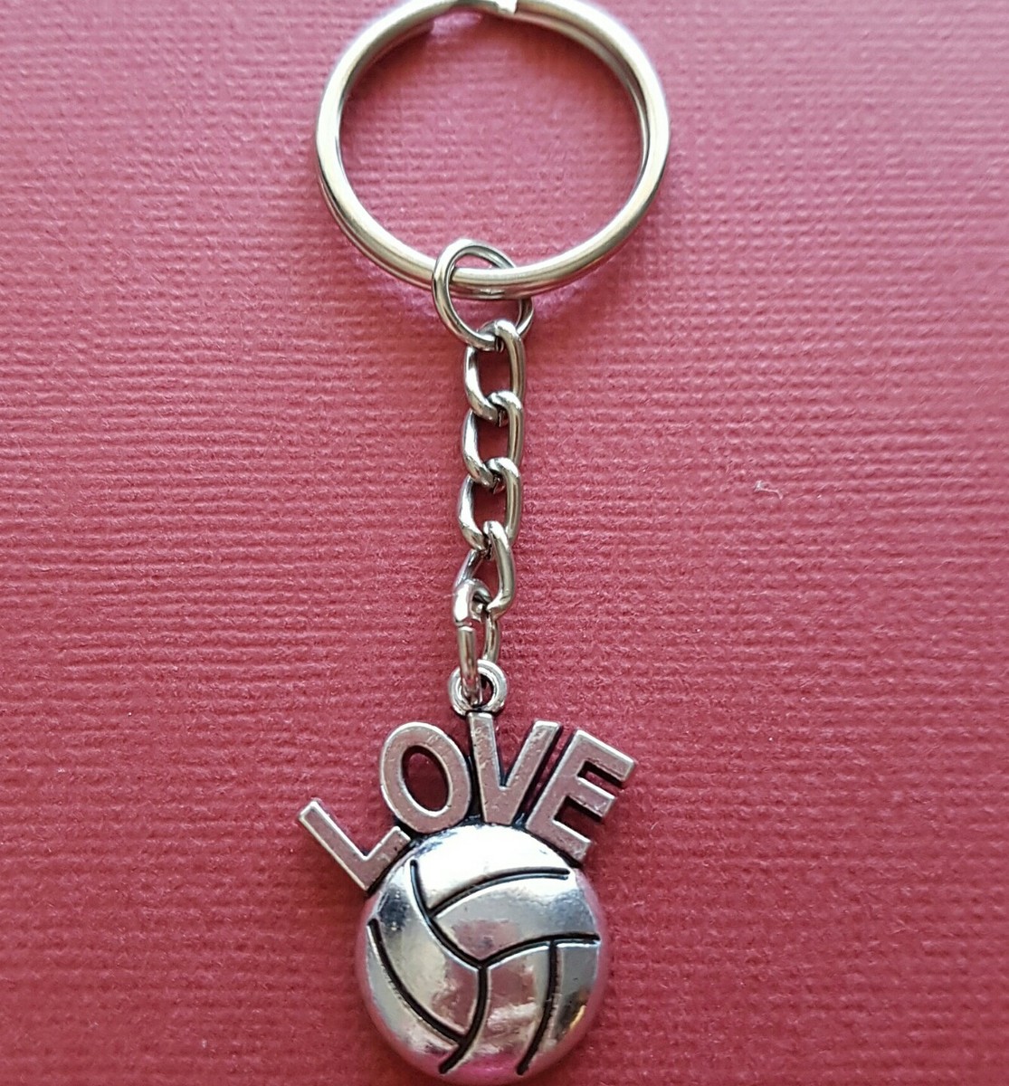 Netball Keyring keychain great for team gifts Love ball
