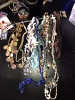Jewelry lot 64 Items Puka Art Glass Costume Used & New Vintage w/ studs & links
