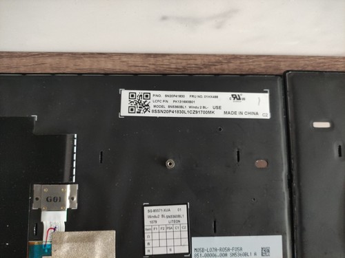 Lot of 11 - Lenovo Thinkpad Keyboard replacements - As is / Parts / Repair - Afbeelding 16 van 20