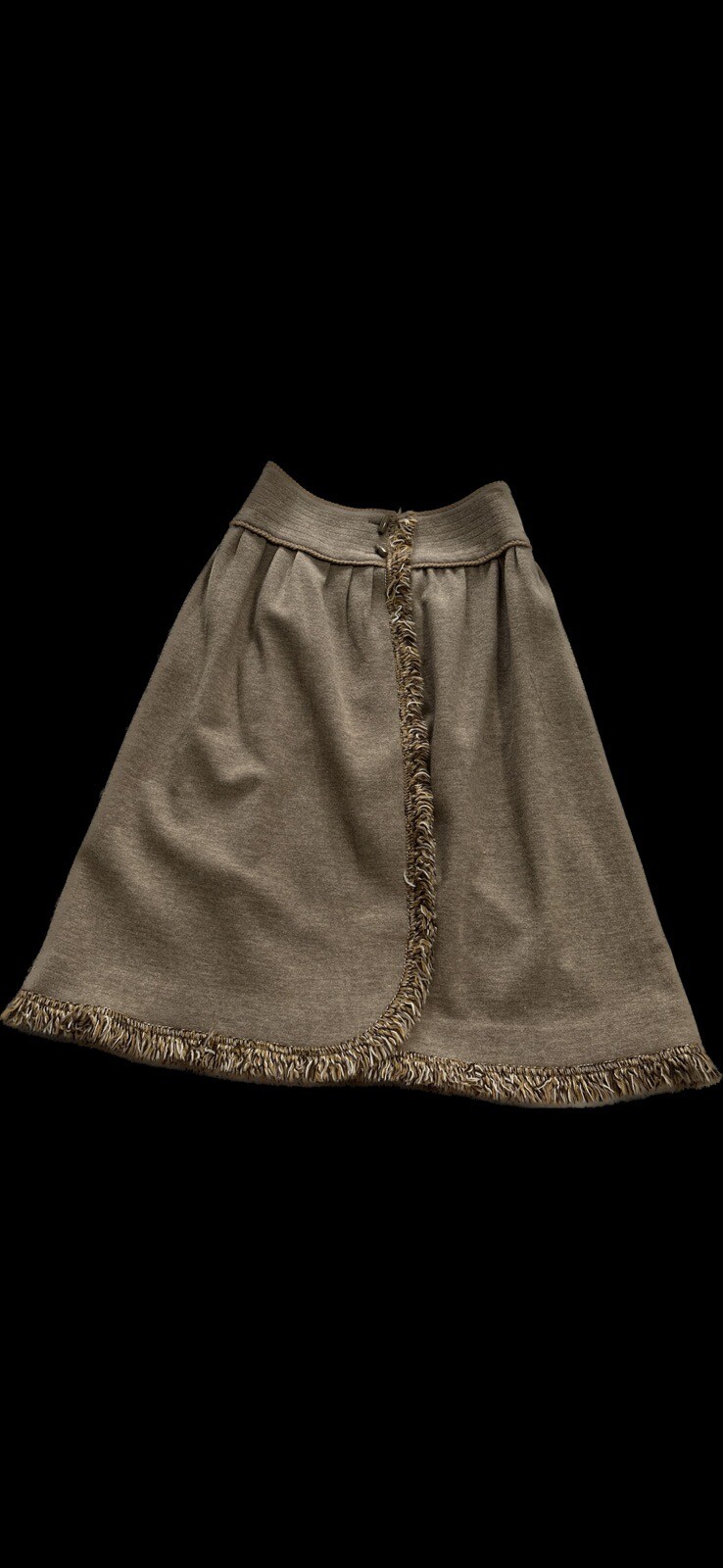 Gonna VINTAGE Yves Saint Laurent Rive Gauche LANA Avvolgente MADE in FRANCE 38