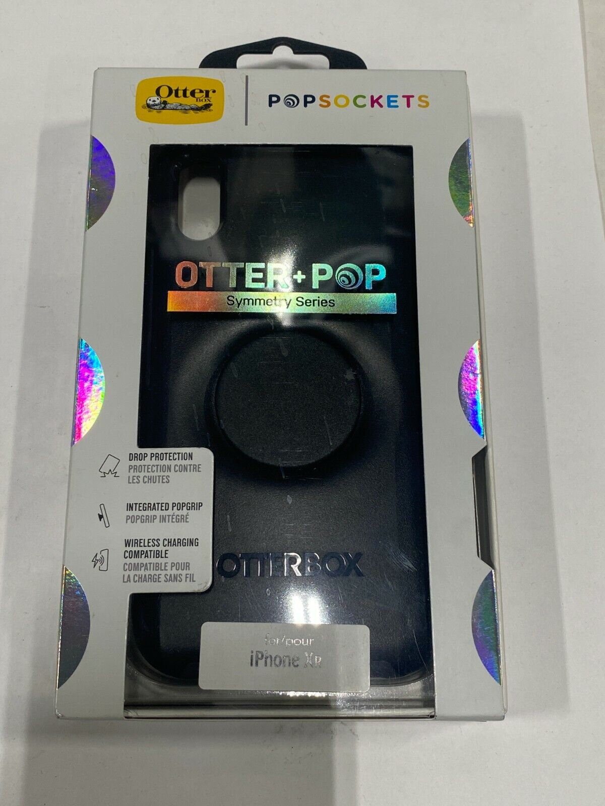 OTTERBOX 7761721 Otter + Pop Symmetry Series Case for Apple iPhone XR -  Black for sale online | eBay
