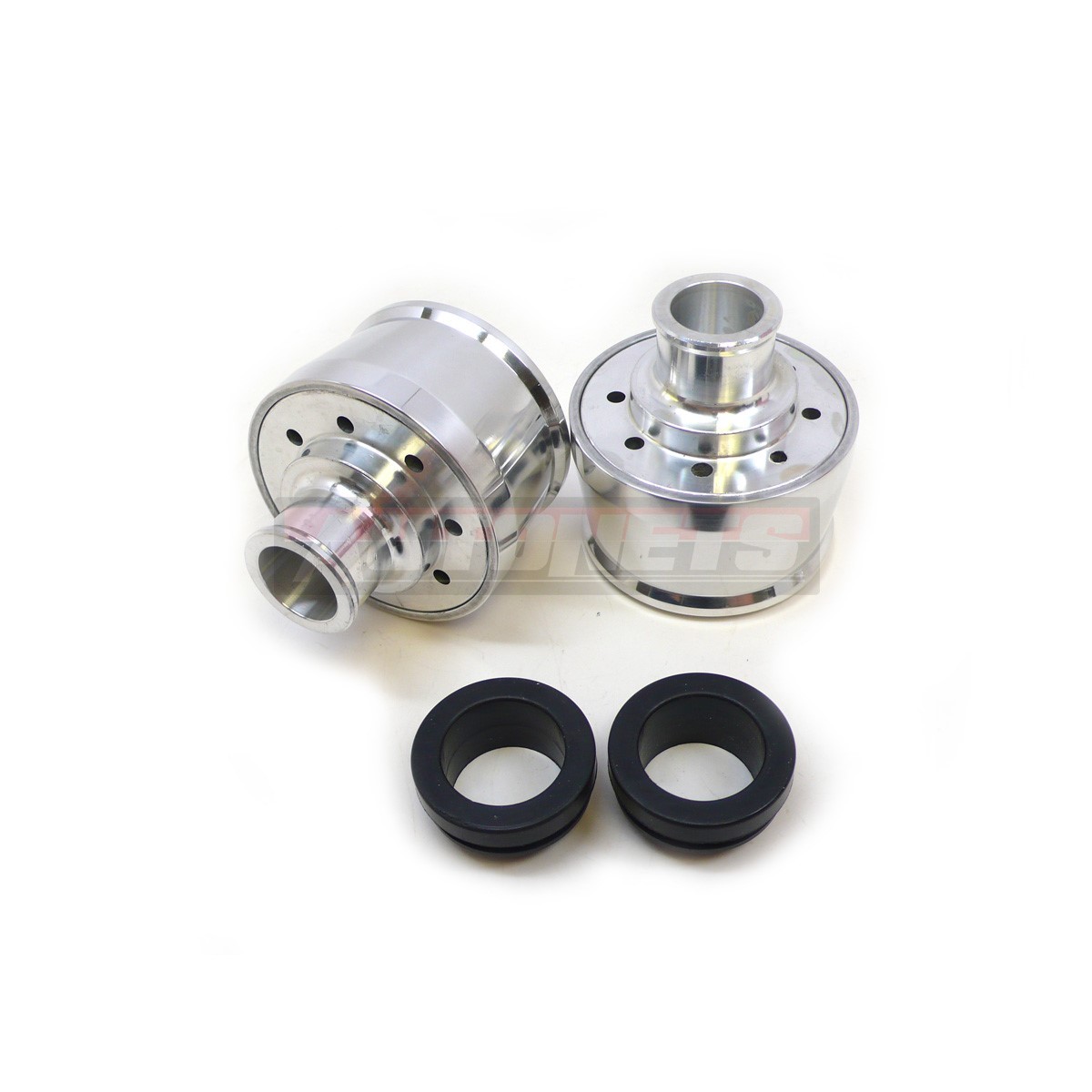 Billet Aluminum Breather For Hot Rod Black Ball Milled Aluminum PCV ...