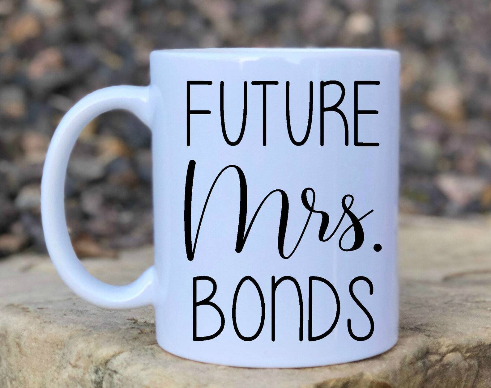 Future Mrs Mug Bride Gift Engagement Mug Custom Engagement Mug Newly Engaged
