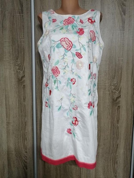 Women Monsoon Dress Multicolor 40 / L #NMZ8