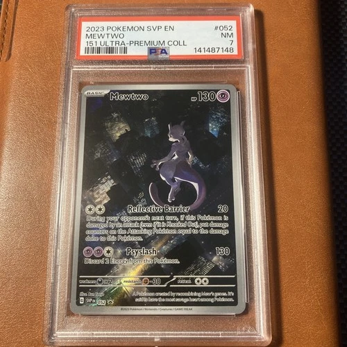 Mewtwo 151 UPC Ultra Premium Collection #052 Holo 2023 Promo PSA 7 NM