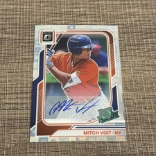 2026 Panini Donruss Baseball Optic Pandora /25 Rated Prospect Mitch Voit ￼auto