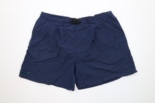 Vintage 90s Columbia Mens Large Faded Spell Out Above Knee Belted Lined Shorts