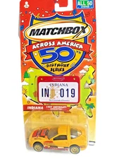 Matchbox Across America Chevrolet Corvette IN-019 Indiana 1997 Crossroads Gift