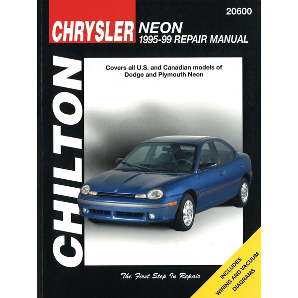Chrysler Neon Dodge Plymouth 1995-1999 Usa Us Import Repair Manual Chilton-image