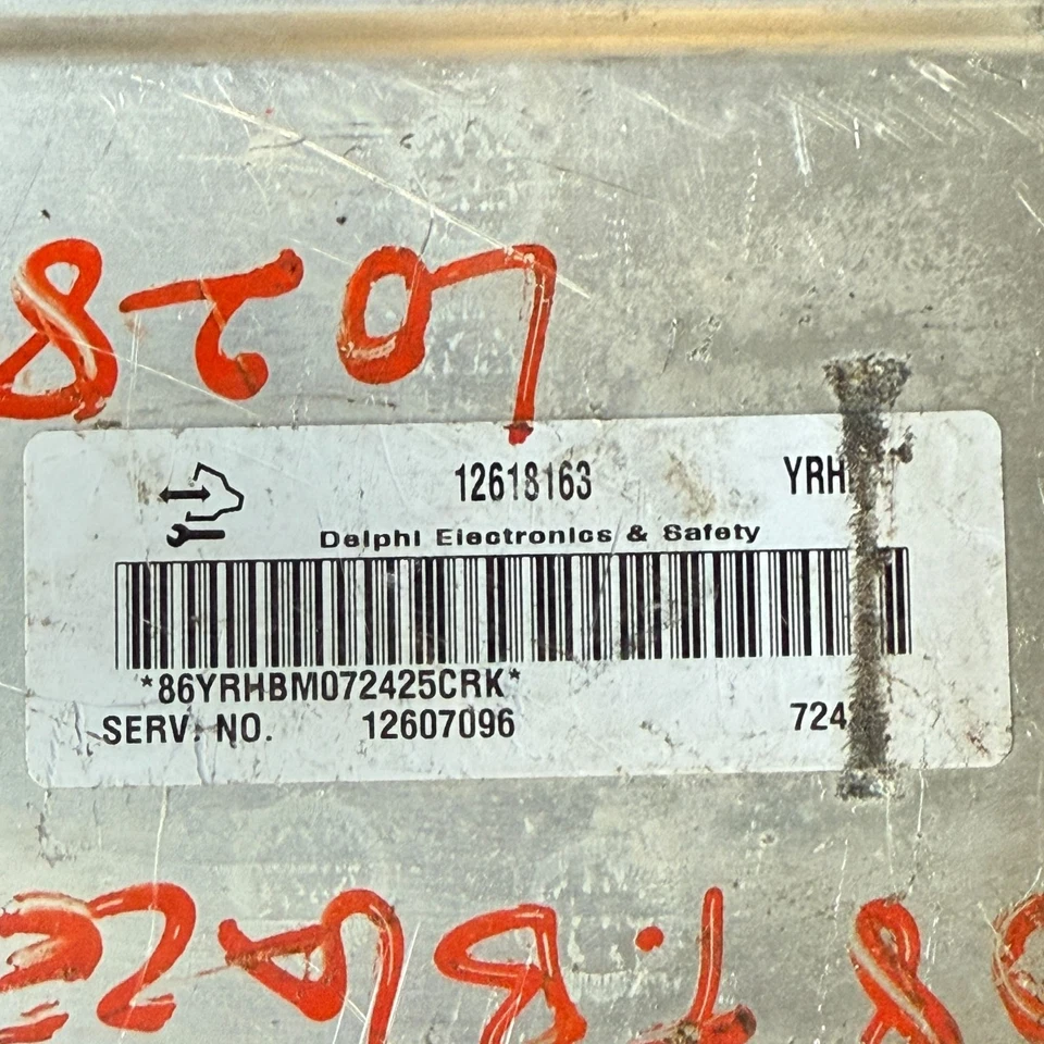 Módulo de control del motor relé OEM 06-10 Pontiac GMC Chevrolet Malibu STS 12618163 Foto 3 de 3