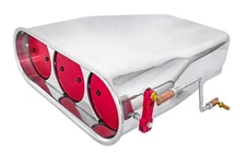 JEGS 500058 Carburetor Scoop Fits Single Barrel Carburetors w/ 5-1/8 in. Neck Fl