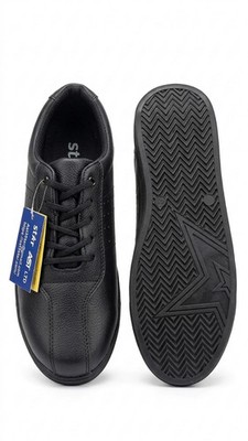 Herren Leder Schuhe Turnschuhe Freizeit Gym Walking Sport Laufen Schule Schuhe