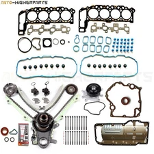 Oil Pan Gasket Head Gasket Set Timing Cover Gasket For 2002 Dodge Ram 1500 4.7L