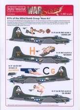 Kits World Decals 148 B-17g Flying Fortress 303rd Bomb Group Nose Art Part 2 Kits World Decals 148 B-17g Flying Fortress 303rd Bomb Group Nose Art Part 2