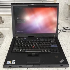 IBM Lenovo ThinkPad T400 Laptop Working & T410 Laptop Not Working W Power Supply