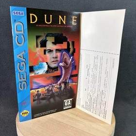 SEGA CD - Dune - Complete/CIB w/ Reg Card - Refurbished, Excellent
